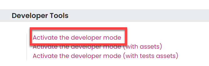 Odoo Website Autoresponder: developer mode