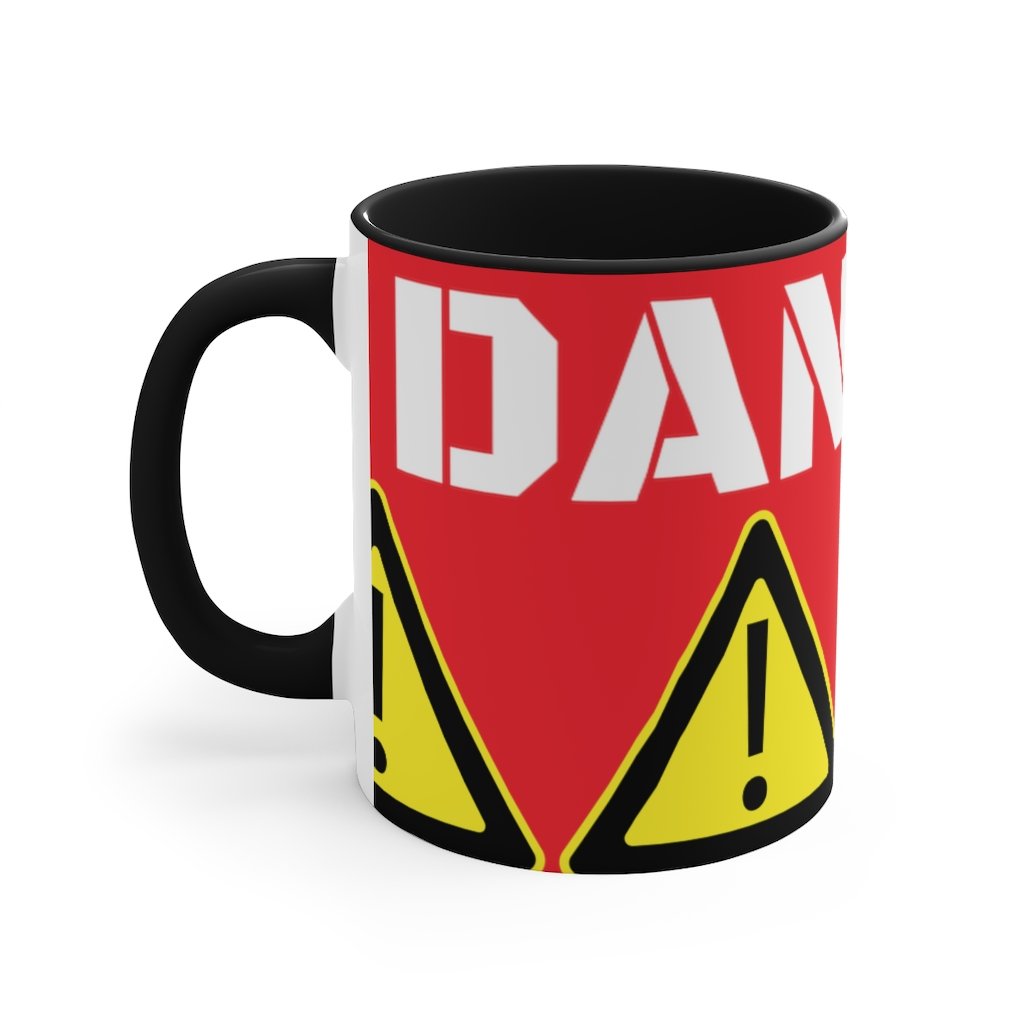 Danger PopArt Accent Mug