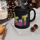 InformedConsent PopArt Black Coffee Mug 11oz