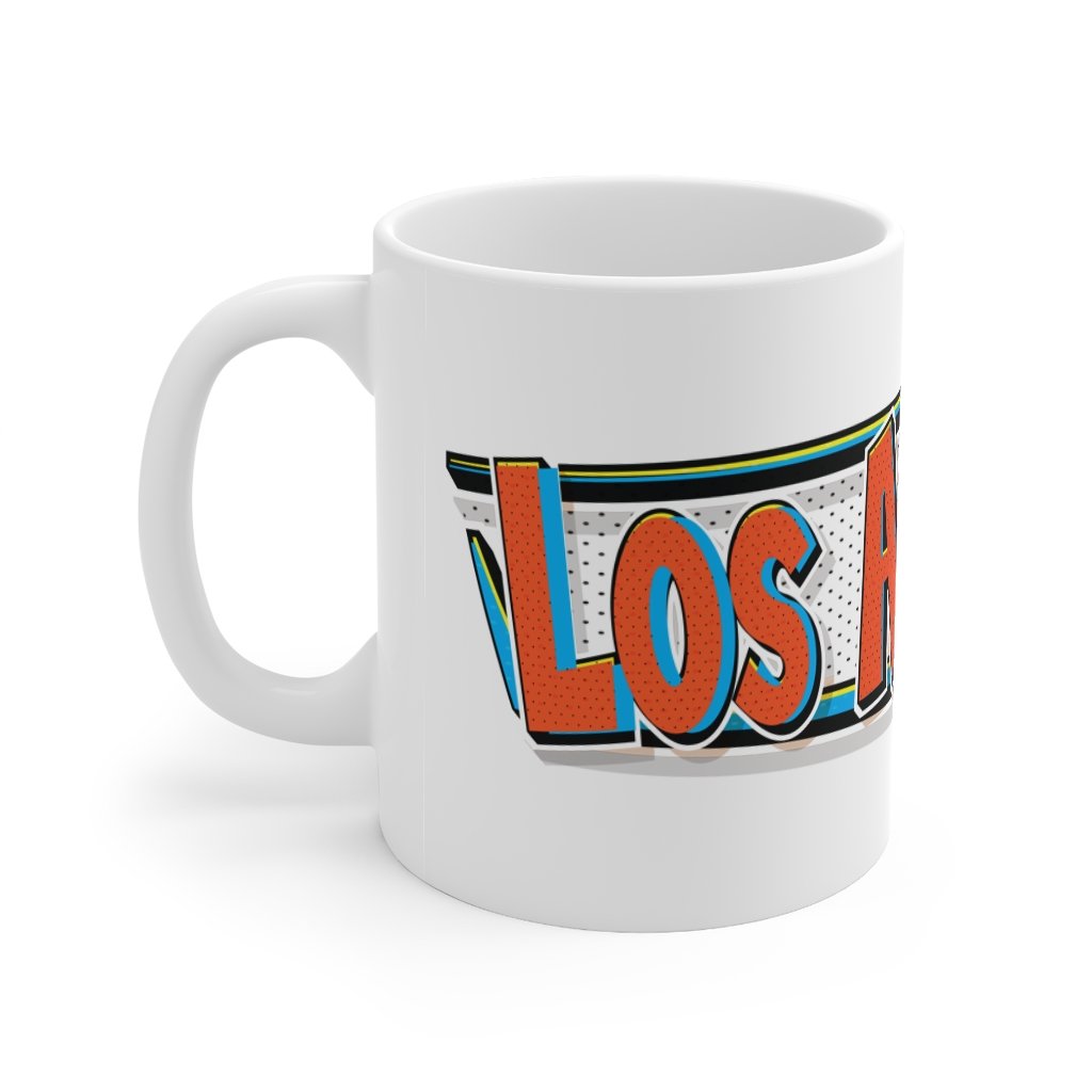 Los Angeles PopArt Mug 11oz