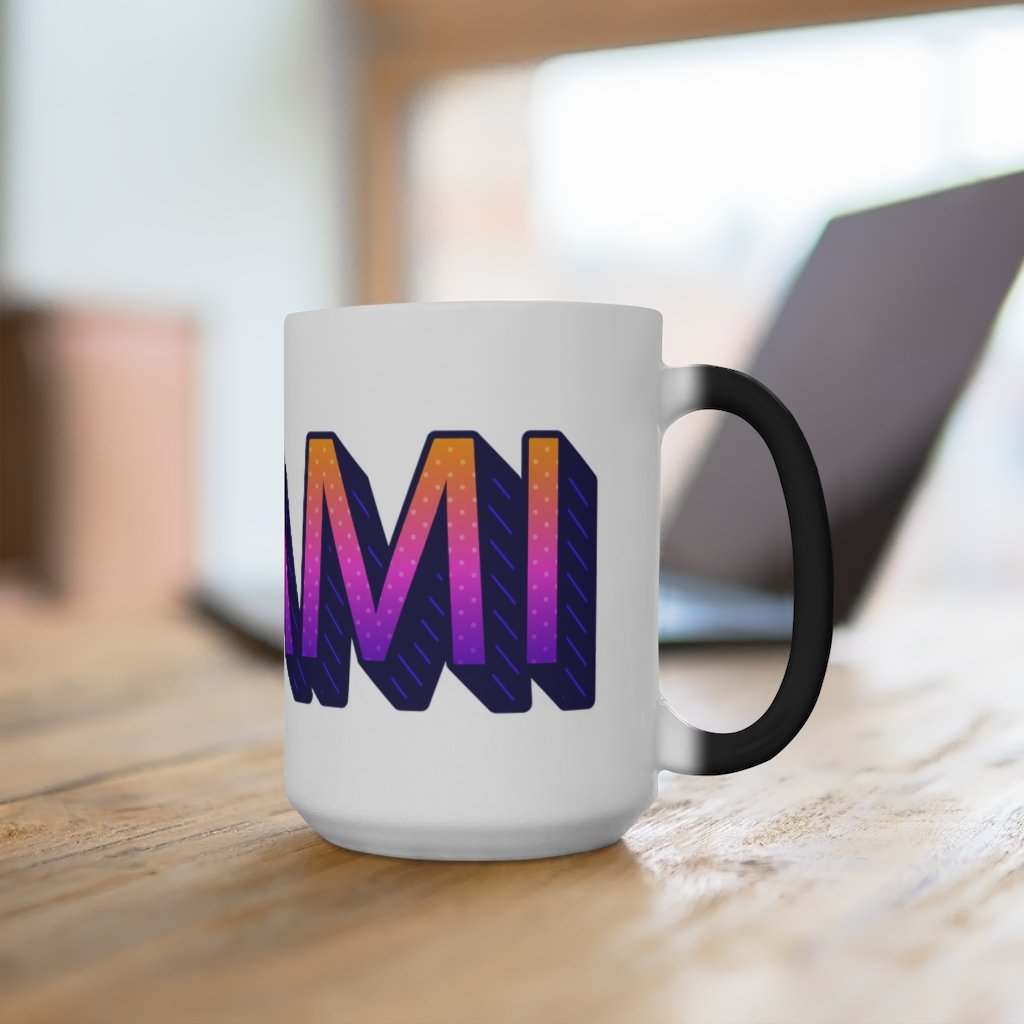 MIAMI Pop Art Logo Color Changing Mug