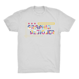 Graphic Designer Logotype 100% Organic Cotton Adult T-Shirt