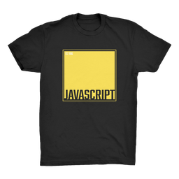 JavaScript Est 1996 - Yellow 100% Organic Cotton Adult T-Shirt