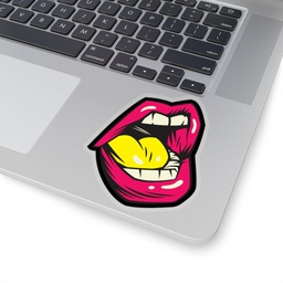 PopArt Mouth Kiss-Cut Stickers